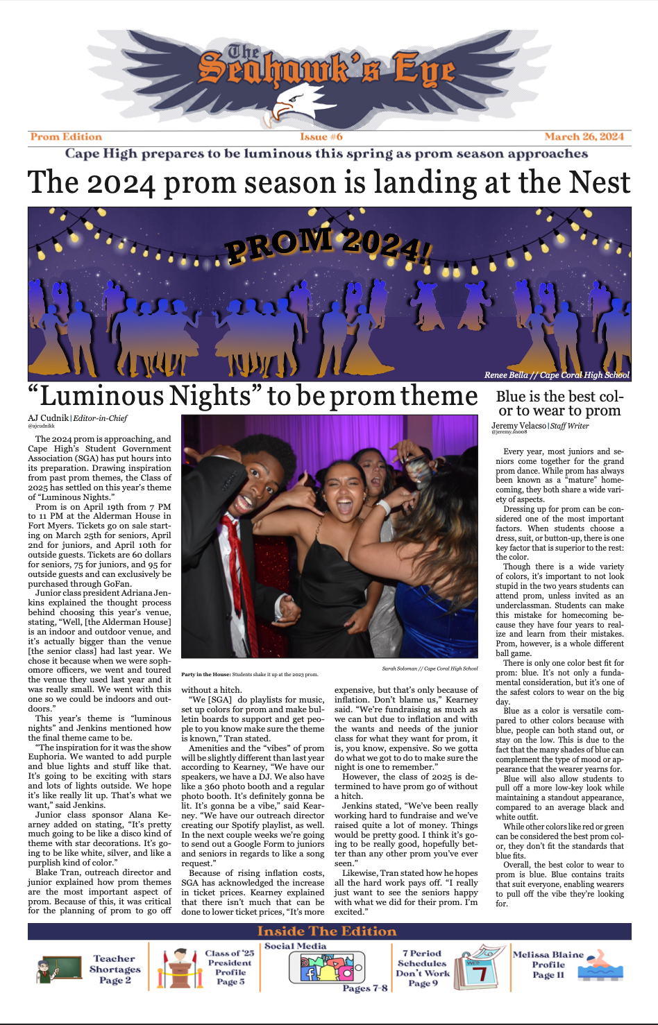 Prom Edition – The Seahawk's Eye