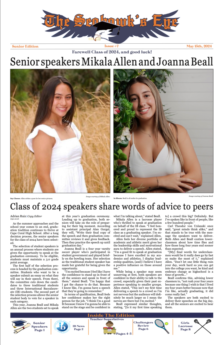 Class of 2024 speakers share words of advice to peers